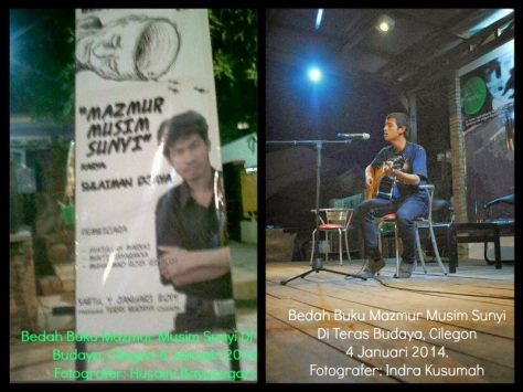 Di Teras Budaya, Cilegon, Banten 4 Januari 2014